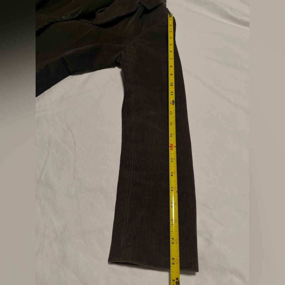 Rafaella Petites Women’s Dark Olive Green 2 BF  LS Corduroy Jacket Size 10P - Picture 13 of 13